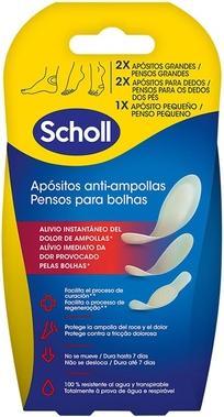 Scholl Anti-Blasen-Verbände Blisterpackung mit 5 Einheiten (Fusspflaster)