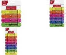 Immagine prodotto Faber-Castell Evidenziatori TL 46 SF bustina da 4 (Verde, Arancia, Rosa, Pink, Giallo, Giallo neon, 5 mm, 4 x)