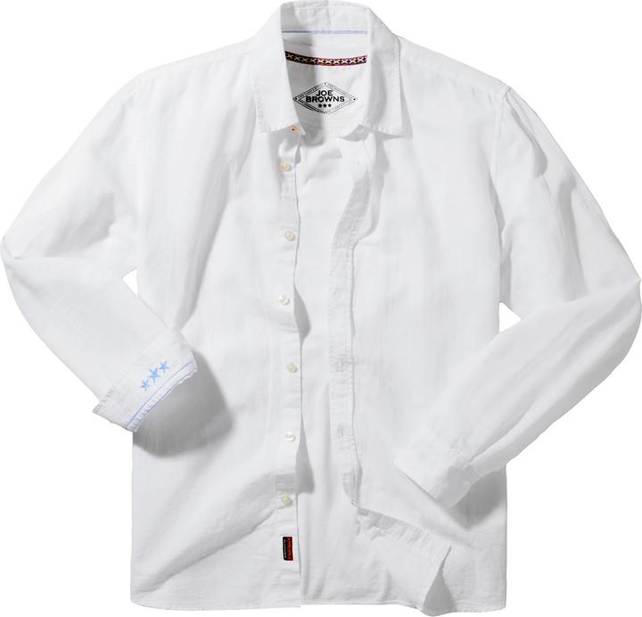 Joe Browns Linen Blend Long Sleeve Shirt