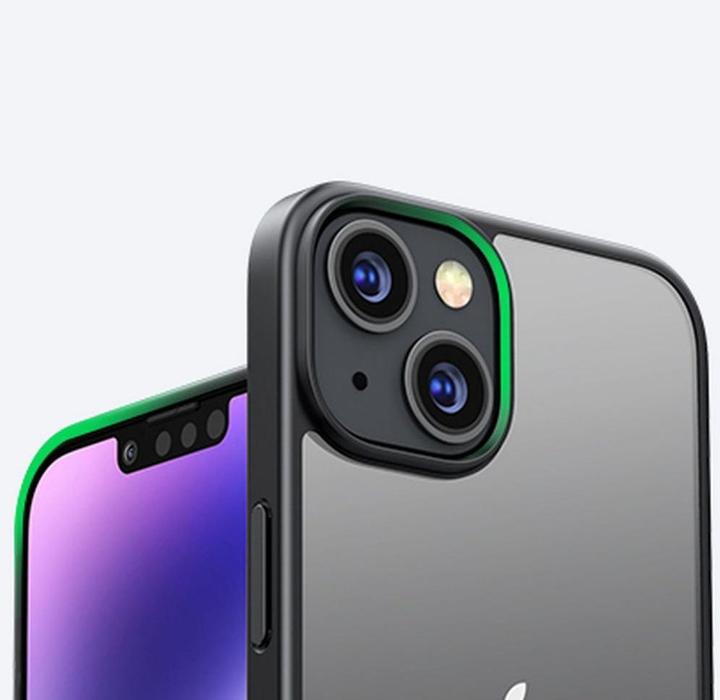 Image du produit Ugreen LP633 Kickstand Étui rigide de protection avec cadre en gel et support intégré pour iPhone 14 (9) (Apple iPhone 14)