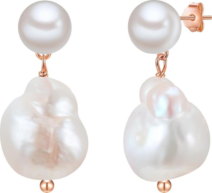 Produktbild Glanzstücke München Damen Sterling Silber Süsswasser-Zuchtperle roségold - 28477 (Sterling Silber)