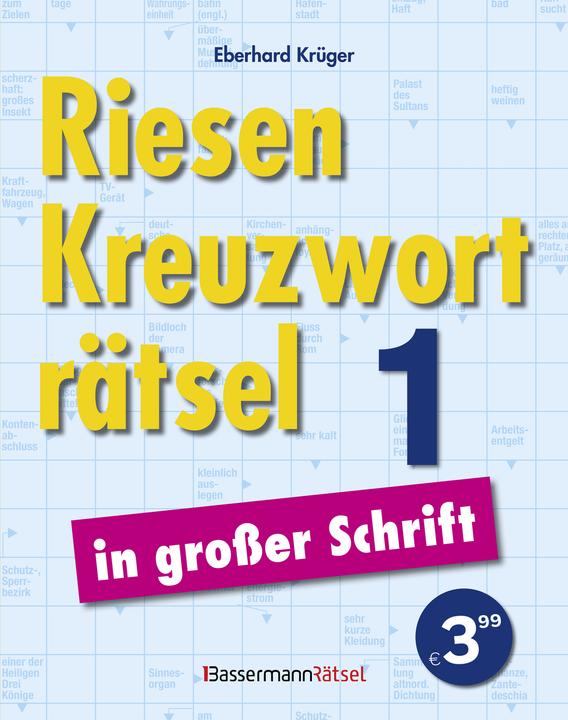 Riesen-Kreuzworträtsel in grosser Schrift 1 (Deutsch)