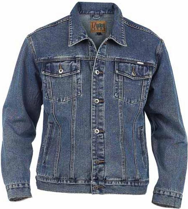 Actual product image DUKE Kingsize Western Trucker Style Denim Jacket (7XL)