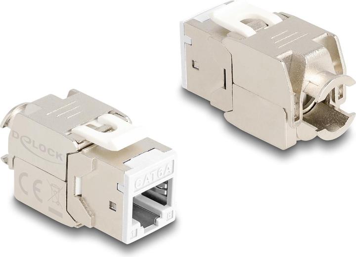 Produktbild Delock Keystone Modul RJ45 Buchse zu LSA Cat.6A werkzeugfrei (Keystone Modul)