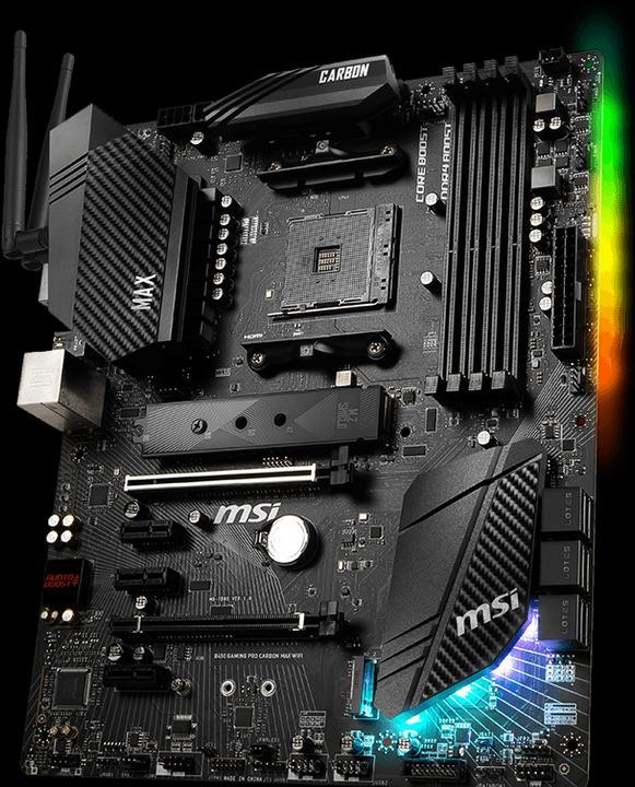 Produktbild MSI B450 Gaming Pro Carbon Max Wifi (AM4, AMD B450, ATX)