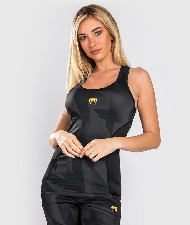 Venum Razor Dry Tech Tank Top - For Women - Black/Gold - L (L)