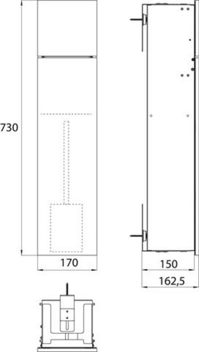 Produktbild Emco asis module pure WC-Modul mit Zusatzfach, Unterputz, Anschlag rechts 730mm