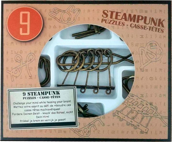 Productafbeelding Eureka! puzzel 9 Steampunk Puzzels *-**** (bruine doos) (9 onderdelen)