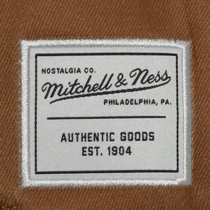 Actual product image Mitchell & Ness Snapback Stretch Cap - Brand Logo tan (One size)