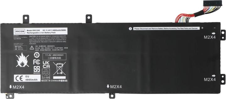 Image du produit AccuCell Batterie Dell XPS 15 9550, Dell Precision M5510 (4910 mAh)