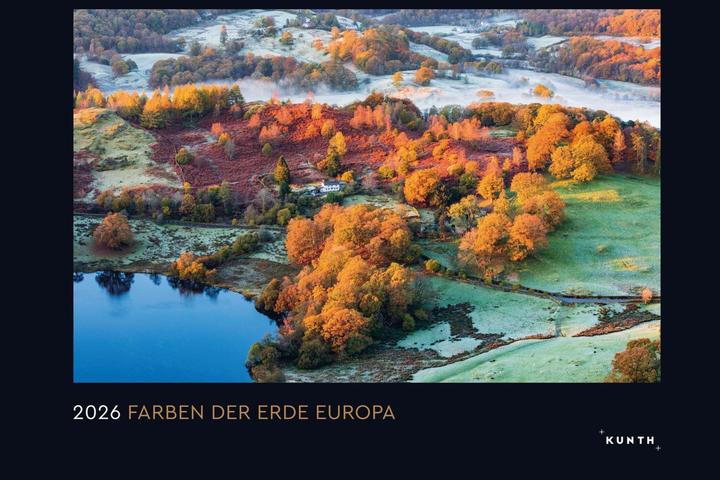 Produktbild Farben der Erde Europa - Wandkalender 2026 (60 x 45 cm, Harter Einband, Deutsch)