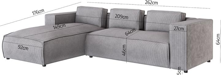 Actual product image Ropez Cloe (Corner sofa)