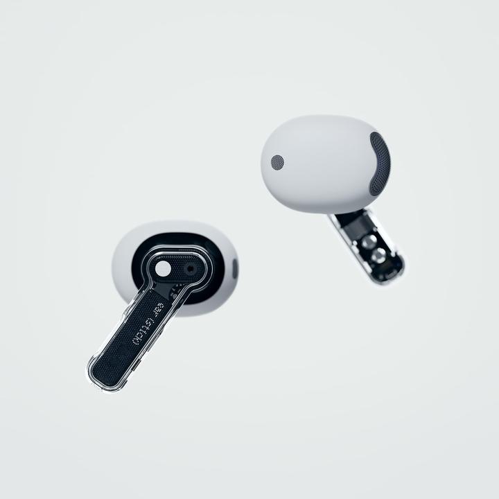 Actual product image Nothing Phone (1) with Ear (Stick) (256 GB, White, 6.55", Dual SIM, 5G)