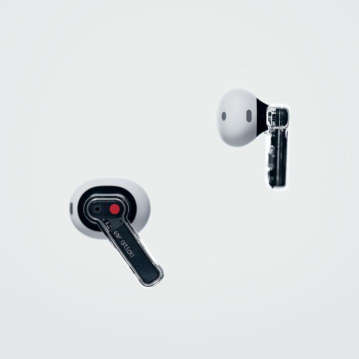 Actual product image Nothing Phone (1) with Ear (Stick) (256 GB, White, 6.55", Dual SIM, 5G)