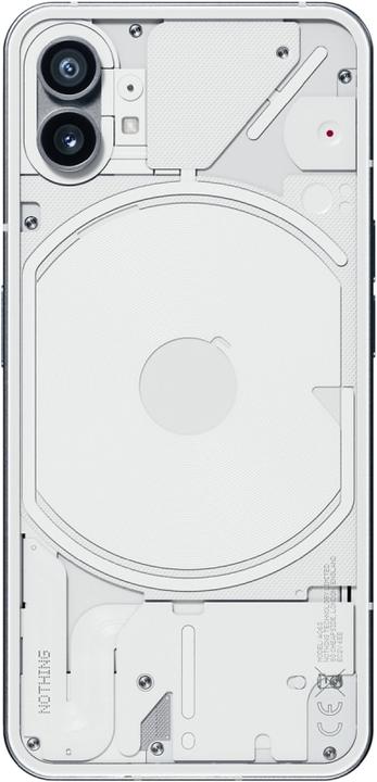 Actual product image Nothing Phone (1) with Ear (Stick) (256 GB, White, 6.55", Dual SIM, 5G)