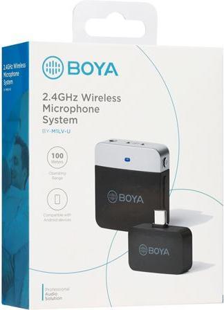 Actual product image Boya BY-M1LV-U 2.4G Mini Wireless Microphone - for USB Type-C devices