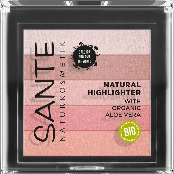 Sante Highlighter Natural 02 Rose (02 Rose, Highlighter, 7 g)