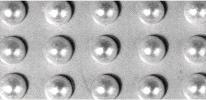 Image du produit Rayher Demi-perles en plastique, auto-adhésives, argent