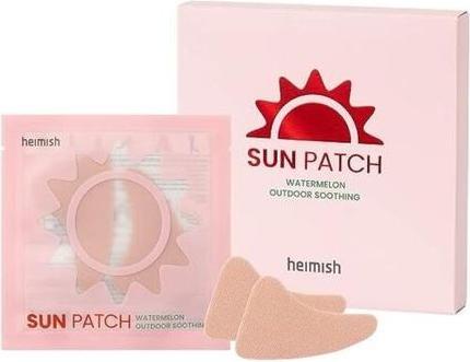 Actual product image Heimish Watermelon Soothing Sun Patches for Outdoors 5 Pairs