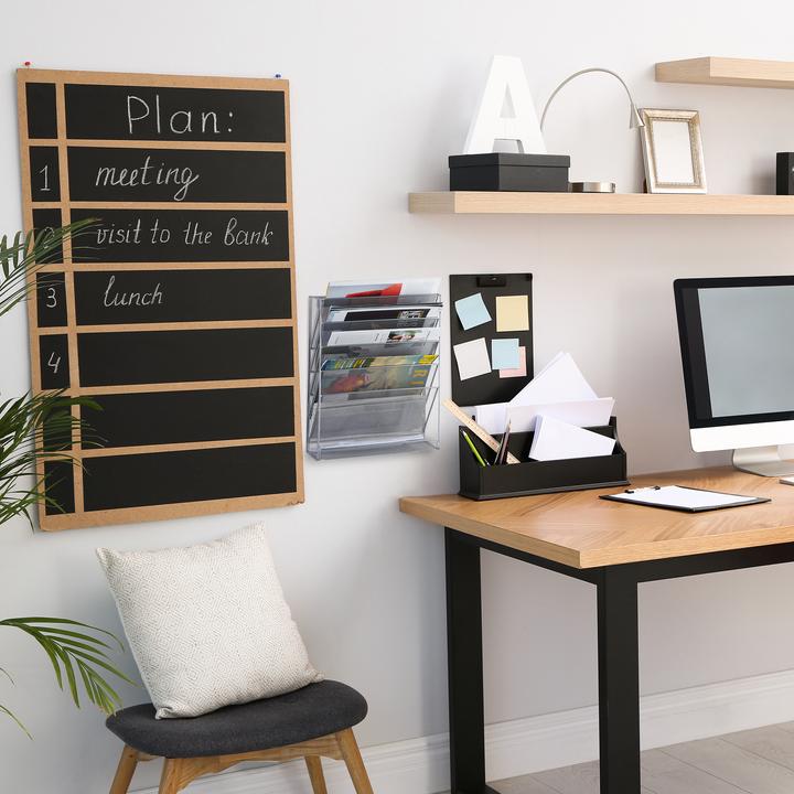 Actual product image Relaxdays Wall Magazine Rack (32.5 x 10.5 x 40.5 cm)