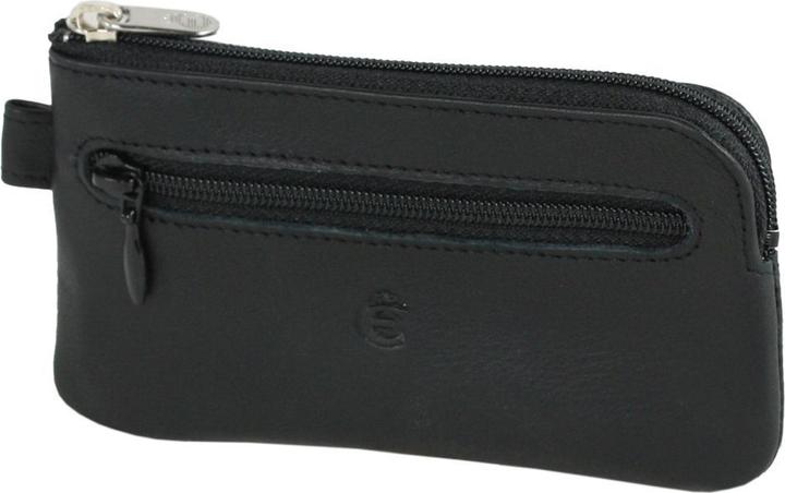 Actual product image Esquire Logo key case IV leather 12.5 cm