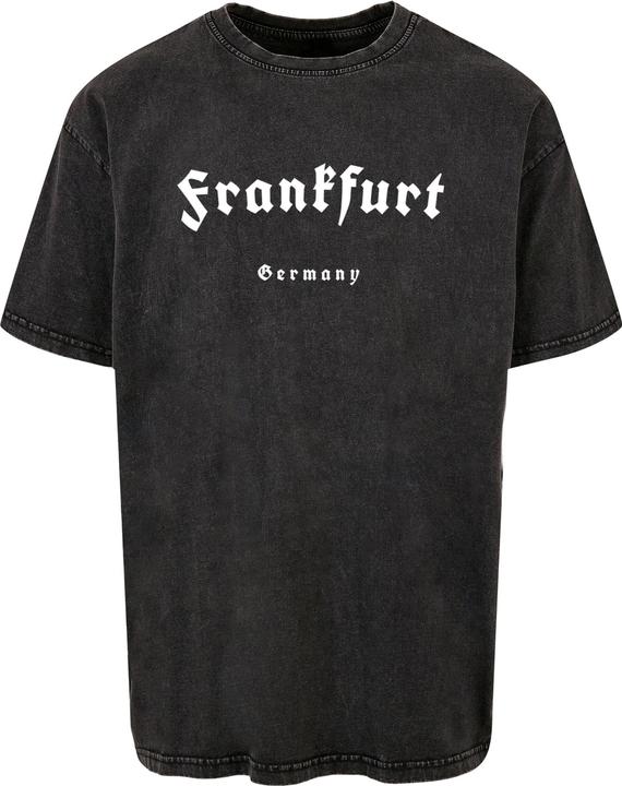 Merchcode Frankfurt X Acid Washed Heavy Oversize Tee - 111565 (M)