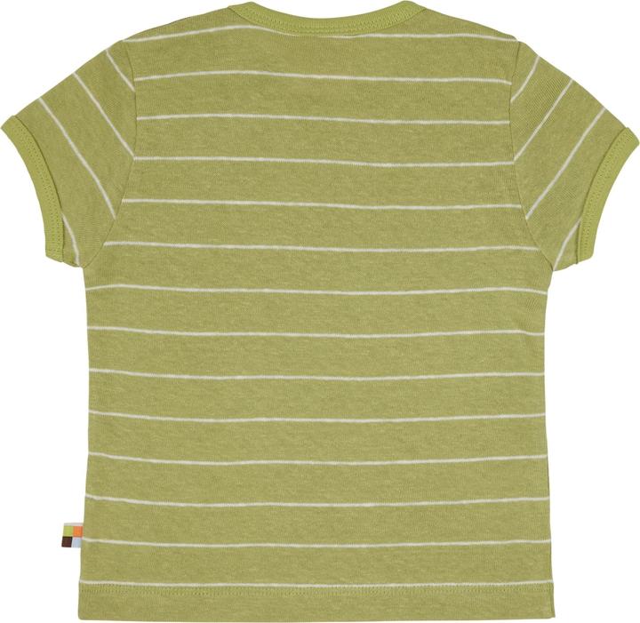 Actual product image loud + proud T-shirt stripes with linen (80)