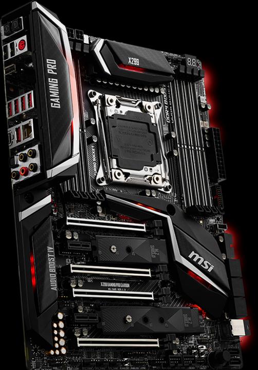 Produktbild MSI X299 Gaming Pro Carbon (LGA 2066, Intel X299, ATX)