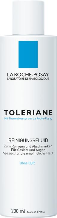 La Roche Posay Toleriane Reingungsfluid Gesichtsreinigung für empfindliche, trockene Haut (Make-Up Entferner, 200 ml)