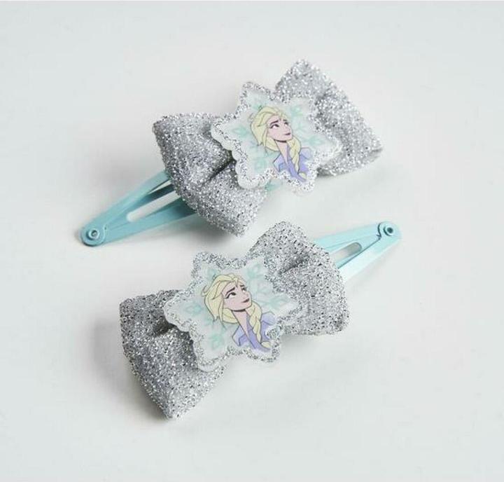 Immagine prodotto Cerda Fermagli per capelli Frozen argento fiocco blu 2 pezzi (2 pz.)