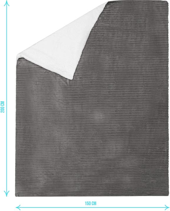 Actual product image Aspero Flanell Kuscheldecke 150x200 cm Ezeiza (150 x 200 cm)