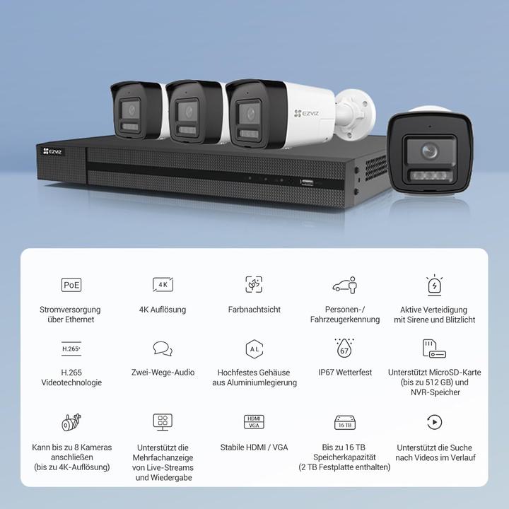 Produktbild EZVIZ H3K PoE Kit 4K
