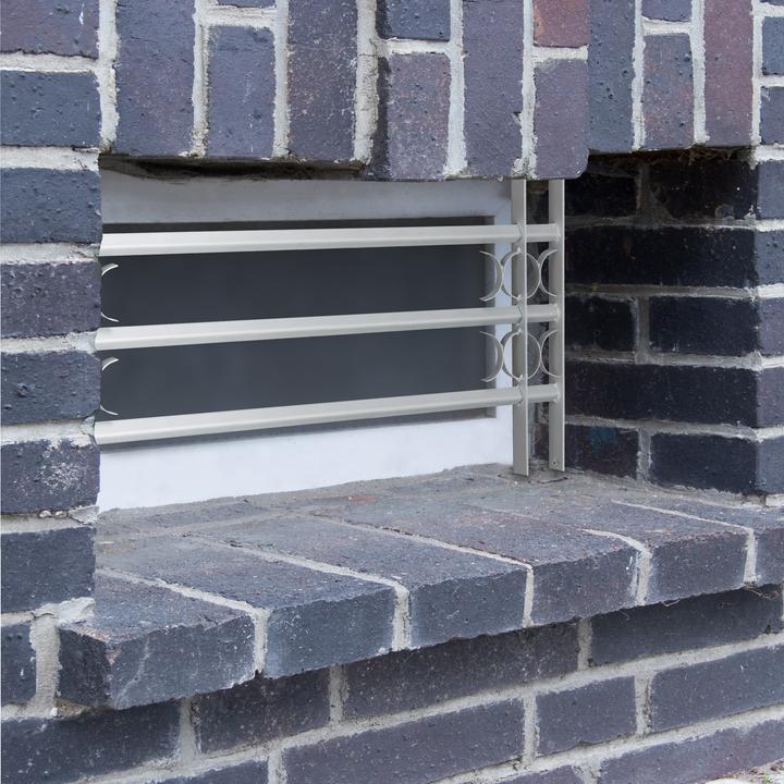 Actual product image Relaxdays Pull-Out Window Security Grill