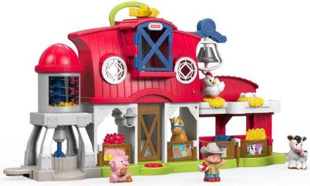 Fisher-Price Little People Les Animaux de la Ferme - Jouet d'éveil - 1 an et +
