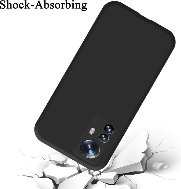 Actual product image Cadorabo TPU Liquid Silicone Case Cover for Xiaomi 12 PRO (Realme 12 Pro+)