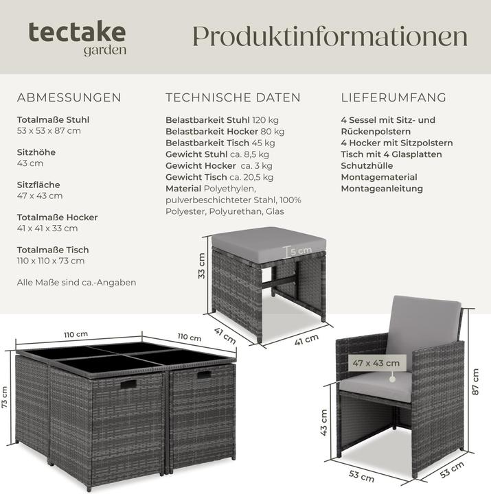 Image du produit tectake Bilbao