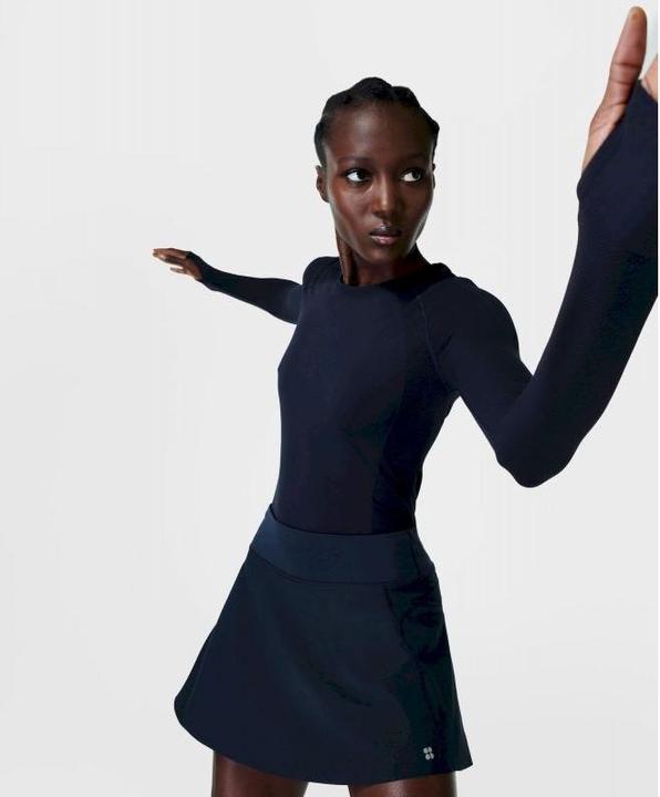Sweaty Betty Athlete Seamless Workout Long Sleeve Top (L)