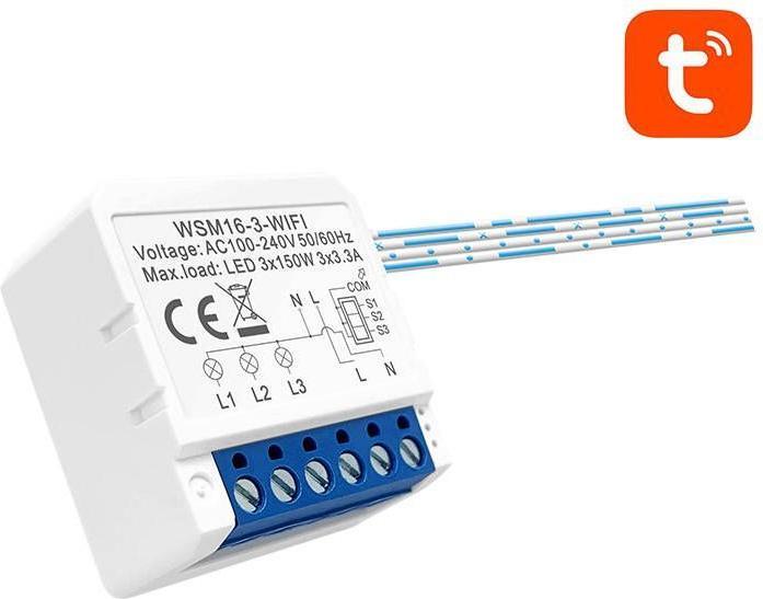 Image du produit Avatto Module de commutation intelligent WiFi WSM16-W3 TUYA (Actionneur de chauffage)