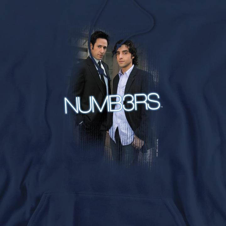 Immagine prodotto Numb3rs Felpa con Cappuccio Don e Charlie Uomo (L)