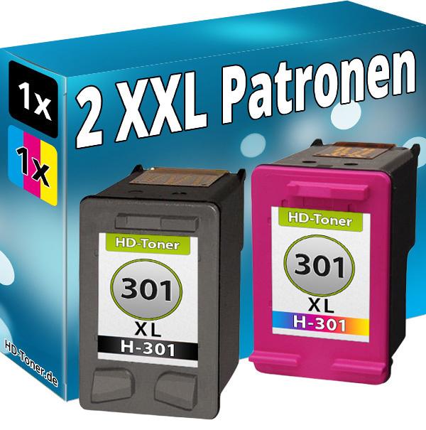 Immagine prodotto Druckfuxx 2x Patronen für HP 301-XL DeskJet 1514 2054a 2510 2514 2542 2543 2544