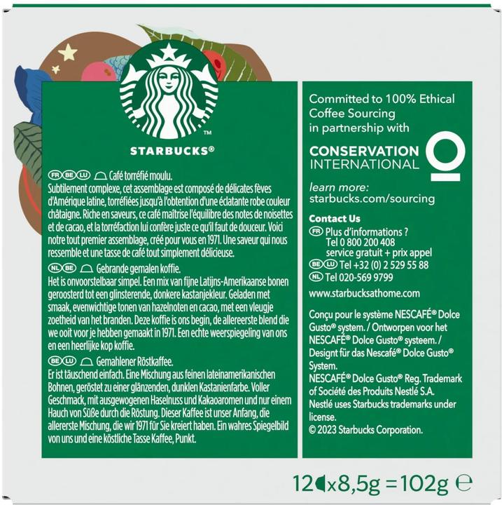 Produktbild Starbucks House Blend Grande by Nescafé Dolce Gusto Medium Roast (12 x Port.)