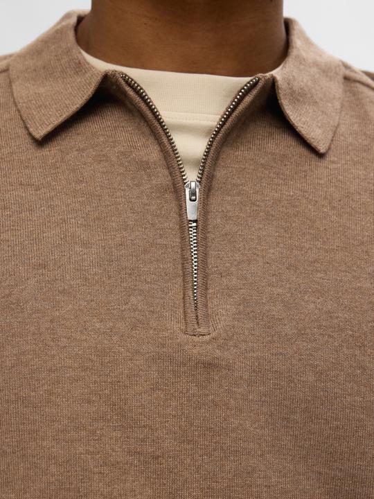 Image du produit Selected Homme Polo à manches longues en tricot (XL)