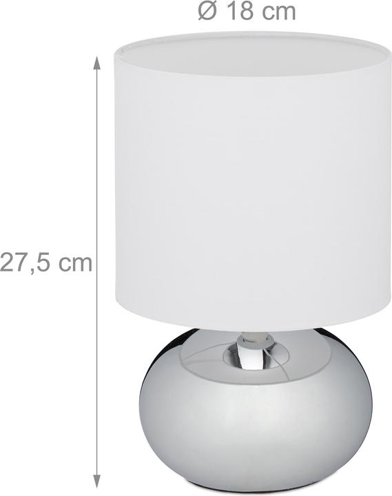 Image du produit Relaxdays Lampe-de-chevet (E14)