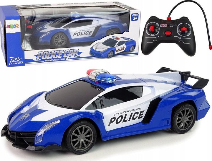 Image du produit Lean Toys Racing Police R/C + batterie