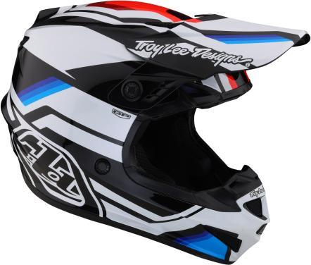 Actual product image Troy Lee Designs GP helmet, Apex, white/blue, S | 55-56cm (55 - 56 cm)