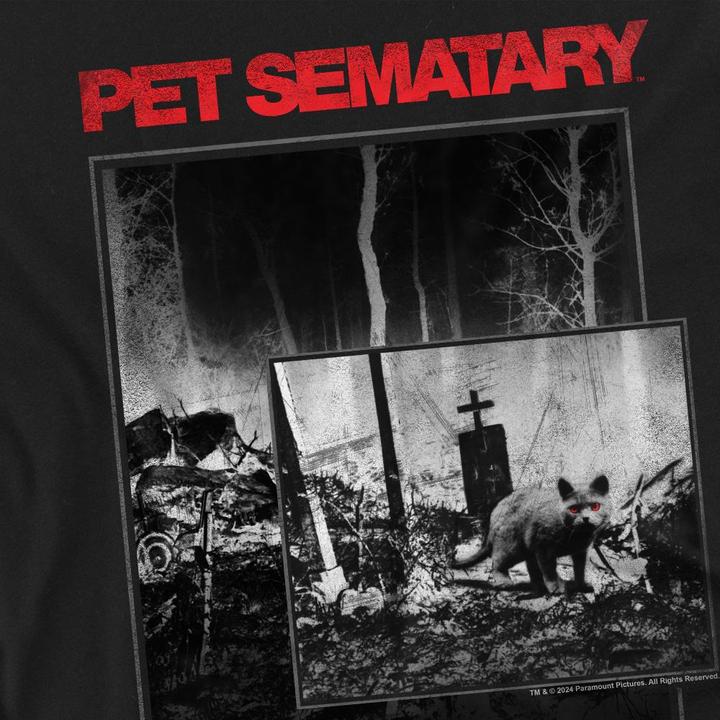 Immagine prodotto Pet Sematary Maglietta Poster Gatto Uomo (4XL)