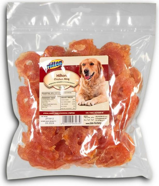 Produktbild Hilton Soft Chicken Ring - Hundeleckerli - 500 g (Senior, 2 Stk., 500 g)