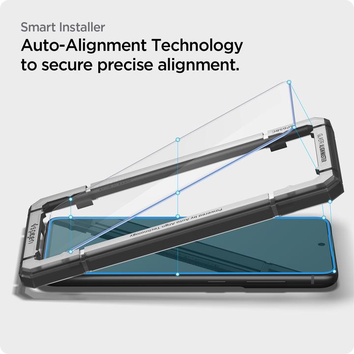 Produktbild Spigen ALM Glas.Tr Samsung S21 FE 2szt. szkło hartowane AGL03088 (2 Stück, Samsung Galaxy S21 FE)