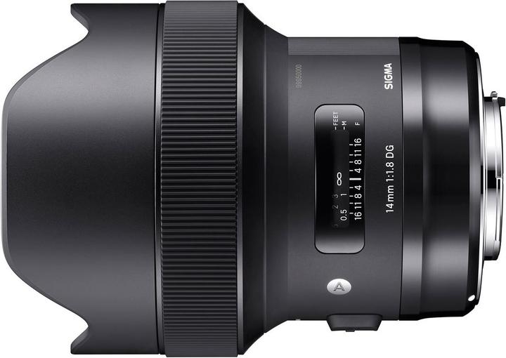 Produktbild Sigma 14mm f/1,8 DG HSM ART, Nikon F (EU) (Nikon F, APS-C / DX, Vollformat)