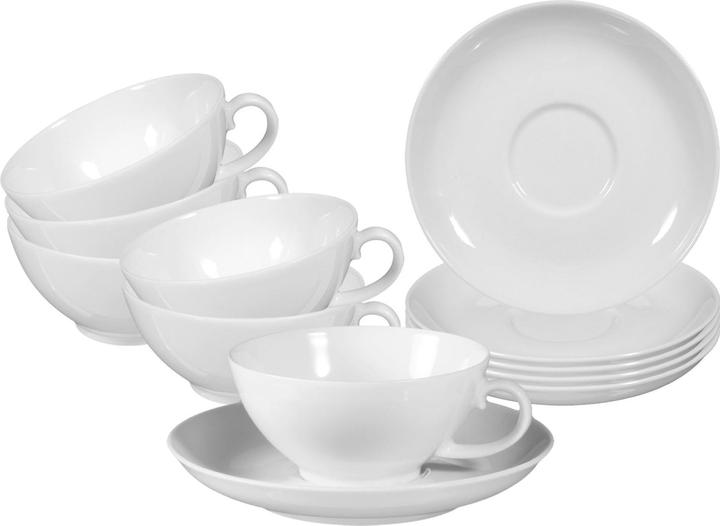 Produktbild Seltmann Rondo/Liane Teetassen mit Untertassen (140 ml, 6 x)